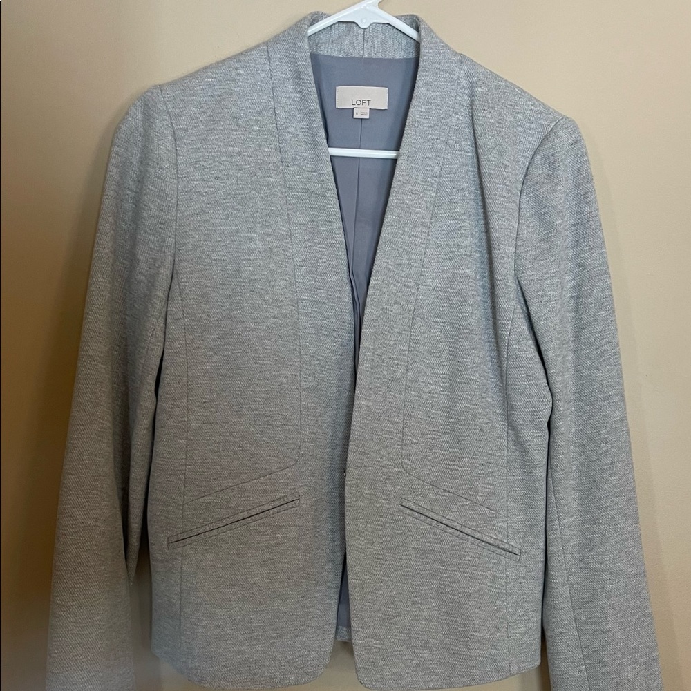 Loft Heather Grey Blazer